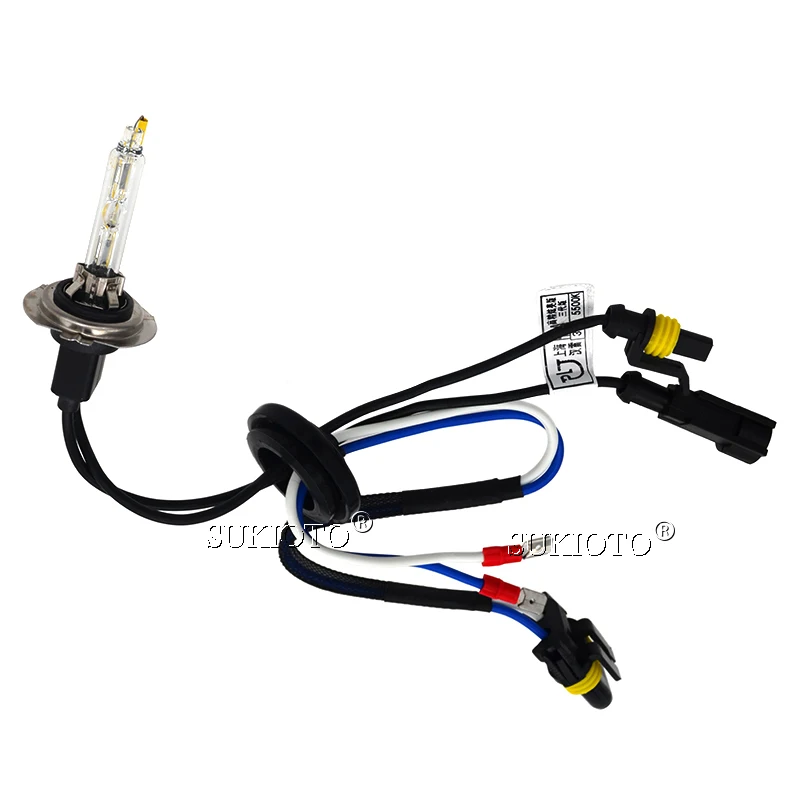 SUKIOTO 35W Heartray Xenon HID Bulbs 4500K H1 H7 H11 5500K 9005 9006 9012 D2H 6500K Auto Lamp Bulb For 35W Car Light Xenon Kit (8)