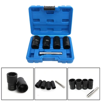 5Pcs/Set Car Spiral Tire Screw Anti-Tooth Extractor Sleeve Nut Removal Tool for Automobiles Truck
5Pcs/Set Car Spiral Tire Screw Anti-Tooth Extractor Sleeve Nut Removal Tool for Automobiles Truck