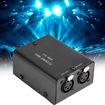 Mini Decoder Accessories CD USB To DMX512 Computer Converter Daslight Stage Lighting Controller LED Light Black 512-Channel
Mini Decoder Accessories CD USB To DMX512 Computer Converter Daslight Stage Lighting Controller LED Light Black 512-Channel