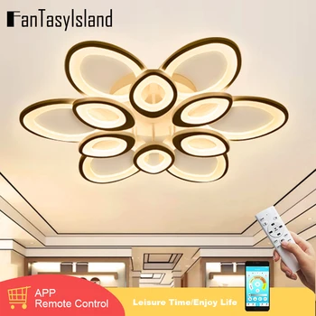 White Acrylic Modern LED Chandelier For Living Room Bedroom LED Lustres Large Ceiling Chandelier Lighting Fixtures 
White Acrylic Modern LED Chandelier For Living Room Bedroom LED Lustres Large Ceiling Chandelier Lighting Fixtures
