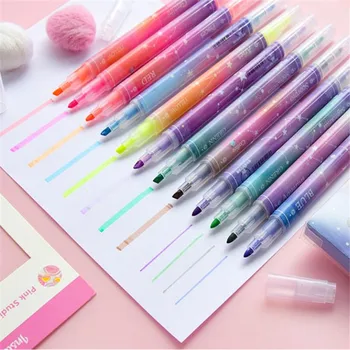 12 colors Highlighter Fluorescent Marker Candy Color Pen DIY Highlighters drawing painting Art pen Office School Supplies
12 colors Highlighter Fluorescent Marker Candy Color Pen DIY Highlighters drawing painting Art pen Office School Supplies