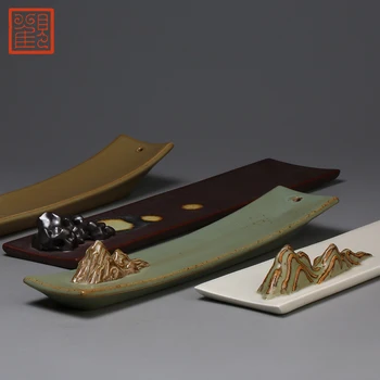 Guan Fu Museum Originality Ceramics Joss Stick Incense Insert Scent Board Sandalwood Horizontal Furnace Incense Burner Scent
Guan Fu Museum Originality Ceramics Joss Stick Incense Insert Scent Board Sandalwood Horizontal Furnace Incense Burner Scent