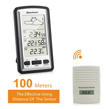 Excelvan Digital Wireless Weather Station - Monitors Indoor & Outdoor Min/Max Temperature. Great Garden Weather Station
Excelvan Digital Wireless Weather Station - Monitors Indoor & Outdoor Min/Max Temperature. Great Garden Weather Station