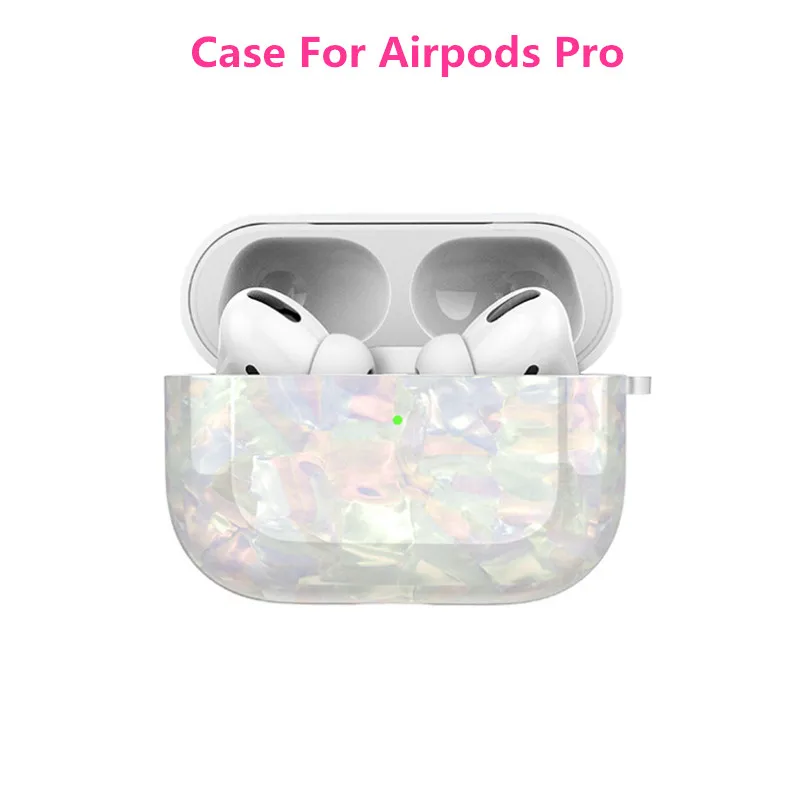 Luxury Marble Shell Pattern Case For Airpods Pro Soft TPU Earphone Case For Apple Air pods Charging Box Capa 
Luxury Marble Shell Pattern Case For Airpods Pro Soft TPU Earphone Case For Apple Air pods Charging Box Capa