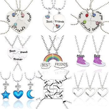 Necklace Female Best Friend Pendant Mixed Style Puzzle Love Star Crown Alloy Metal Chain Student Friendship Jewelry Jewelry Gift
Necklace Female Best Friend Pendant Mixed Style Puzzle Love Star Crown Alloy Metal Chain Student Friendship Jewelry Jewelry Gift