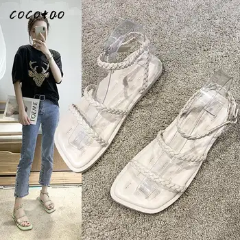 Sandals Female Fairy Wind 2020 Summer New Fashion Comfortable Retro Students Wild Word Woven Roman Sandals Ins
Sandals Female Fairy Wind 2020 Summer New Fashion Comfortable Retro Students Wild Word Woven Roman Sandals Ins