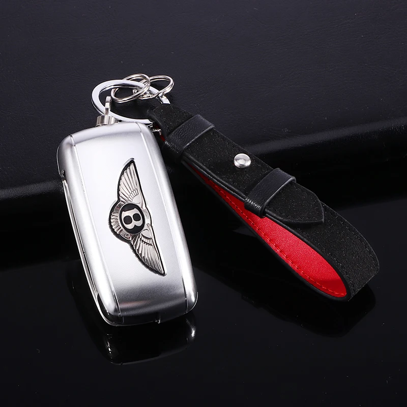 New Aluminium Alloy Car Key Case Cover with Key Chain Ring High Quality For Bentley Continetal Mulsanne Flying Spur Bentayga
New Aluminium Alloy Car Key Case Cover with Key Chain Ring High Quality For Bentley Continetal Mulsanne Flying Spur Bentayga