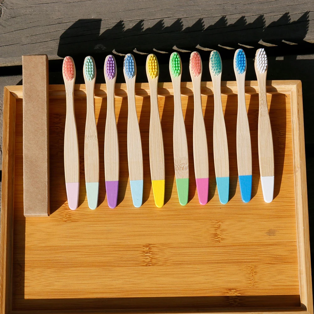 5/10pcs Eco-friendly Bamboo Handle Medium Bristle Toothbrush Healthy Care Hygiene Tooth Brush Teeth Cleaning for Children
5/10pcs Eco-friendly Bamboo Handle Medium Bristle Toothbrush Healthy Care Hygiene Tooth Brush Teeth Cleaning for Children