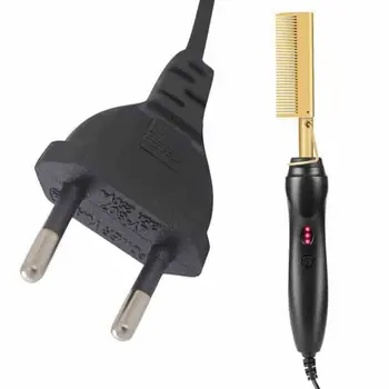 Hot Comb Wet and Dry Hair Use Hair Curling Iron Straightener Comb Electric Environmentally Friendly Titanium Alloy Hair Curler
Hot Comb Wet and Dry Hair Use Hair Curling Iron Straightener Comb Electric Environmentally Friendly Titanium Alloy Hair Curler