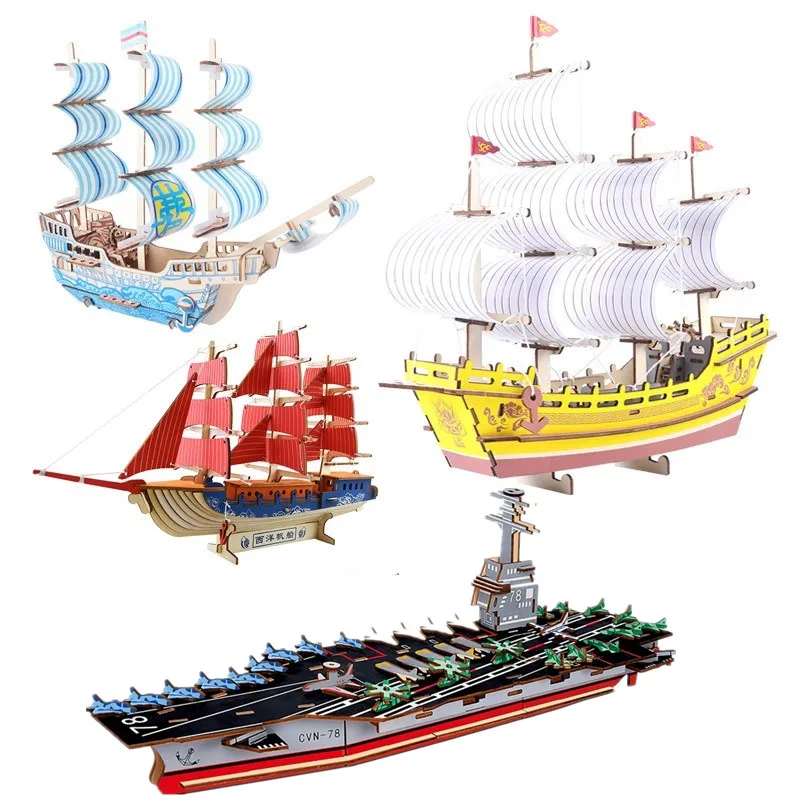 Classical Sailing Military Ship Destroyer Aircraft CV Assembly Kit Wooden 3D Building Blocks Kids DIY Hobbies Eductionnal Toys
Classical Sailing Military Ship Destroyer Aircraft CV Assembly Kit Wooden 3D Building Blocks Kids DIY Hobbies Eductionnal Toys