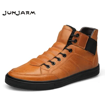 JUNJARM 2021 Hight Quality 100% Genuine Leather Men Ankle Boots Italian Real Leather Men Boots Black Men Winter Shoes With Fur 
JUNJARM 2021 Hight Quality 100% Genuine Leather Men Ankle Boots Italian Real Leather Men Boots Black Men Winter Shoes With Fur
