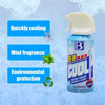 Car Rapid Cooling Agent Air Freshener Spray Car Rapid Cooling Agent Refrigerant Summer Quickly Cooling Agent Vehicle Ice Spray 
Car Rapid Cooling Agent Air Freshener Spray Car Rapid Cooling Agent Refrigerant Summer Quickly Cooling Agent Vehicle Ice Spray