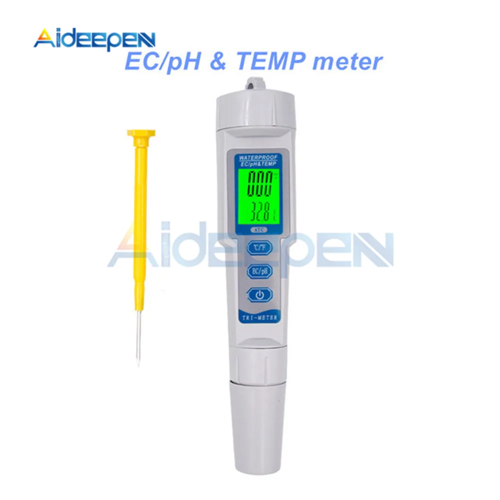 PH Meter Water Quality Tester TDS/PH/EC Tester Temperature Tester Pen Water Quality Measurement Tools TDS-986
PH Meter Water Quality Tester TDS/PH/EC Tester Temperature Tester Pen Water Quality Measurement Tools TDS-986
