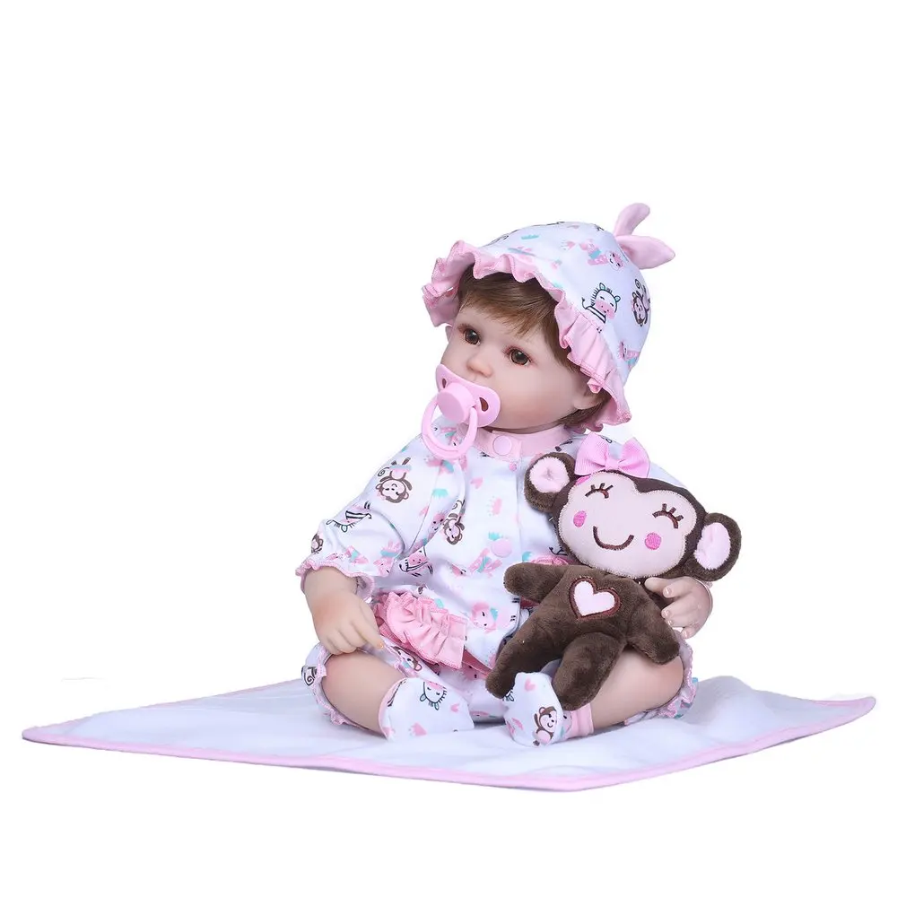 40cm Silicone Baby Doll Simulation Handmade Lovely Lifelike Realistic Toddler Newborn Baby Doll Play Toys Non-toxic Gift New
40cm Silicone Baby Doll Simulation Handmade Lovely Lifelike Realistic Toddler Newborn Baby Doll Play Toys Non-toxic Gift New