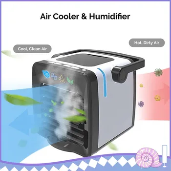 Mini Desktop Air Conditioning Cold Air Humidifier Arctic Unit Fan Low Noise Home Cooler Cold Water Cooling System Dropshipping
Mini Desktop Air Conditioning Cold Air Humidifier Arctic Unit Fan Low Noise Home Cooler Cold Water Cooling System Dropshipping