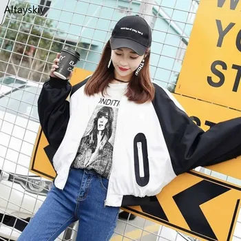 Jackets Women 2020 Korean Version Student's New Loose Female Jacket Printed Patchwork Trendy All-match High-quality Daily Chic 
Jackets Women 2020 Korean Version Student's New Loose Female Jacket Printed Patchwork Trendy All-match High-quality Daily Chic