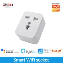 RSH tuya Mini Smart Plug Wifi Socket Smart Outlet Socket Timing for Alexa Google Home Smart Socket Universal Wifi Plug 16A
RSH tuya Mini Smart Plug Wifi Socket Smart Outlet Socket Timing for Alexa Google Home Smart Socket Universal Wifi Plug 16A