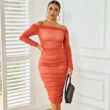 Sexy Slim Party Long Sleeve Pleated Dress Women's 2022 New European and American Y2k Harajuku Solid Bandage Bodycon Dresses
Sexy Slim Party Long Sleeve Pleated Dress Women's 2022 New European and American Y2k Harajuku Solid Bandage Bodycon Dresses
