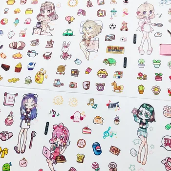6 Sheets /Pack Kawaii Household Girls Paper Diary Sticker Adhesive Notebook Computer Phone Decor
6 Sheets /Pack Kawaii Household Girls Paper Diary Sticker Adhesive Notebook Computer Phone Decor