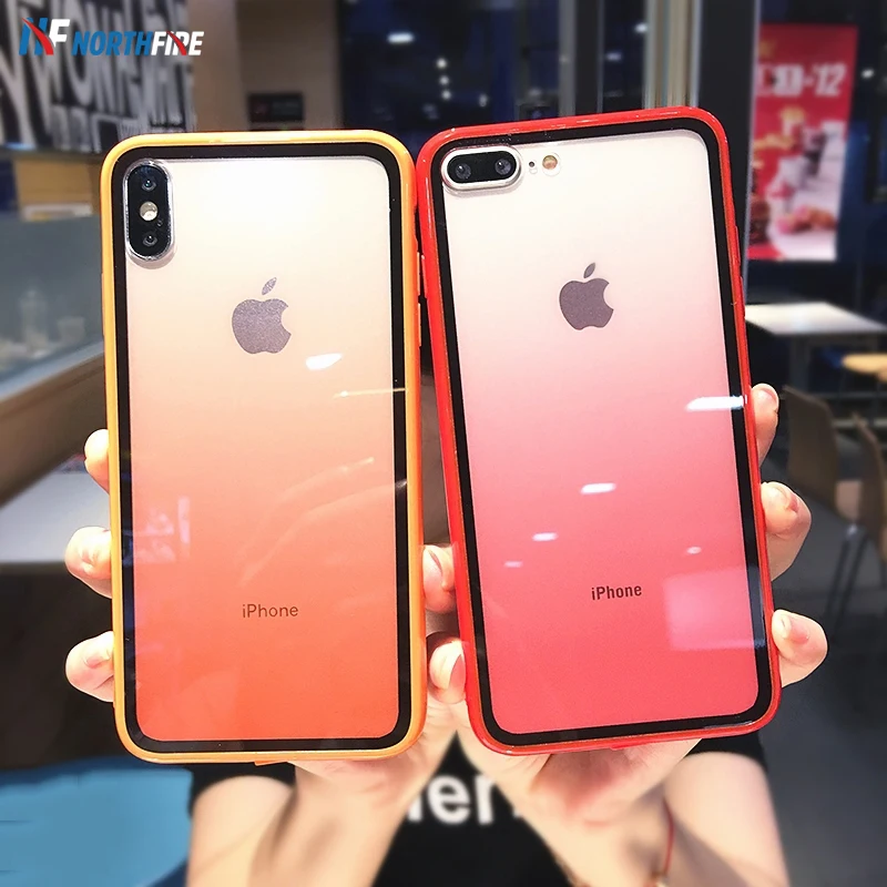 NORTHFIRE Hit Color Clear Soft Gradient Case For iPhone XR/X/XS Max 6/6S/7/8 Plus Transparent Acrylic Back Cover Fundas Coque
NORTHFIRE Hit Color Clear Soft Gradient Case For iPhone XR/X/XS Max 6/6S/7/8 Plus Transparent Acrylic Back Cover Fundas Coque