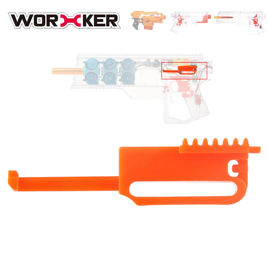 Worker Full Auto Kit Push Rod For Nerf Stryfe For Worker Swordfish For Worker Dominator Modification Replacement
Worker Full Auto Kit Push Rod For Nerf Stryfe For Worker Swordfish For Worker Dominator Modification Replacement