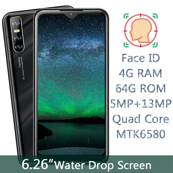 A60 Face Recognition Unlocked Phones 4G RAM 64G ROM Quad core Android Smartphones 6.26" Water Drop screen 13MP MTK Mobile Phone
A60 Face Recognition Unlocked Phones 4G RAM 64G ROM Quad core Android Smartphones 6.26" Water Drop screen 13MP MTK Mobile Phone