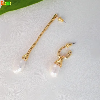 Kshmir Hanging Earrings Female Long Irregular Earrings Retro Drop C-shaped Asymmetrical Earrings Freshwater Pearl Natural Women
Kshmir Hanging Earrings Female Long Irregular Earrings Retro Drop C-shaped Asymmetrical Earrings Freshwater Pearl Natural Women