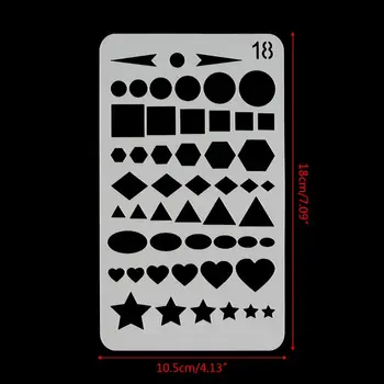 20Pcs Bullet Journal Stencil Set Plastic Planner DIY Drawing Template Diary Decor Craft
20Pcs Bullet Journal Stencil Set Plastic Planner DIY Drawing Template Diary Decor Craft