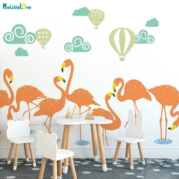 Flamingo and Hot Air Balloons Wheels And Gears with Trains Colorful Decals DIY Woodland Home Decor Self-adhesive Murals YT4761
Flamingo and Hot Air Balloons Wheels And Gears with Trains Colorful Decals DIY Woodland Home Decor Self-adhesive Murals YT4761