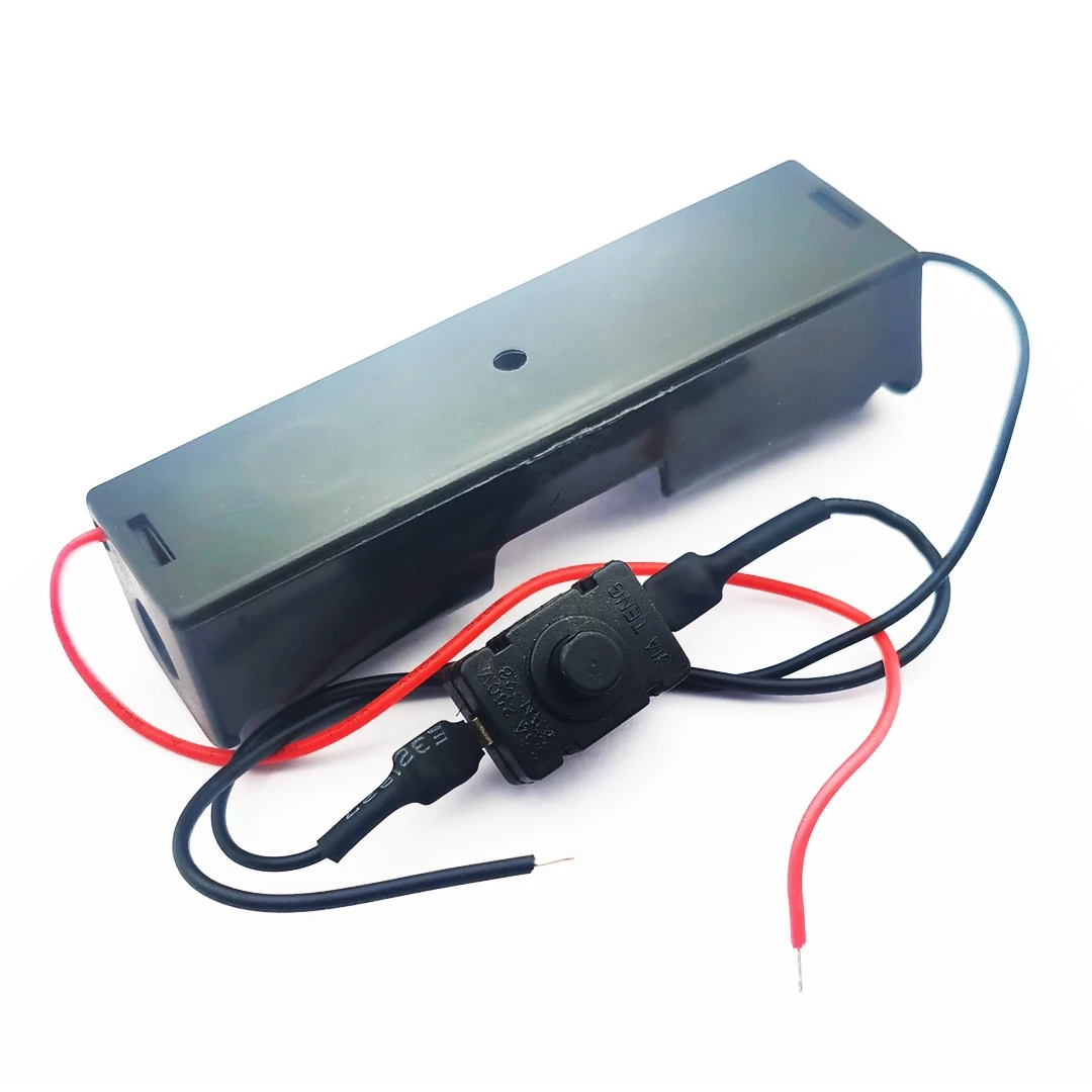 18650 Scatola batteria ricaricabile Scheda supporto batteria con interruttore for batterie 2x18650 Custodia kit fai da te