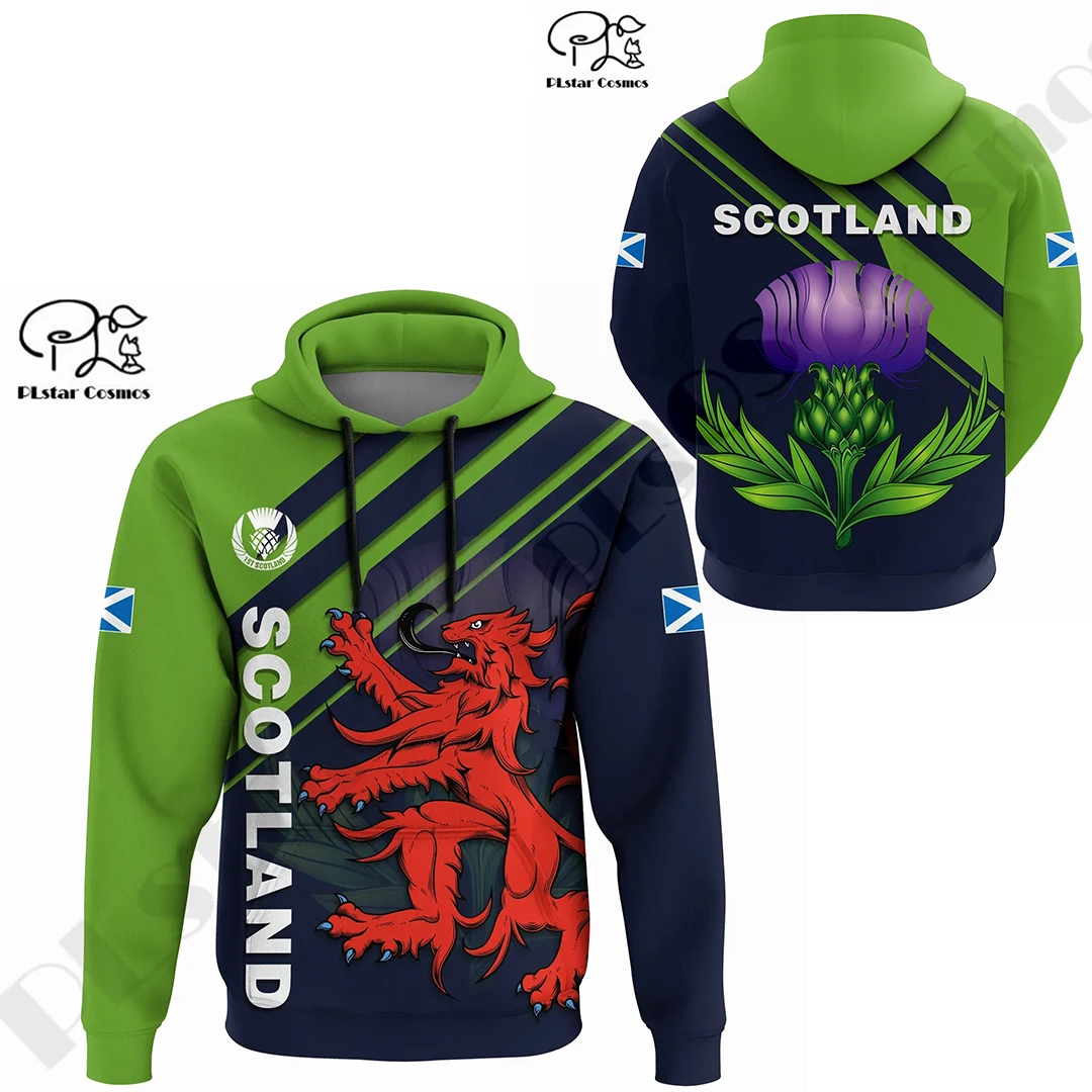 

PLstar Cosmos 3DPrinted Newest Scotland Rampant Lion And Thistle Unique Unisex Streetwear Harajuku Hoodies/Sweatshirt/Zip B-2