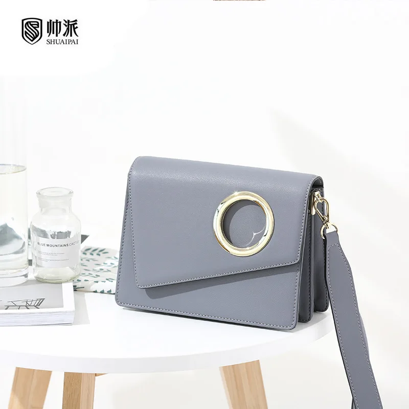2019 Spring And Summer WOMEN'S Bag Korean-style Summer Fashion Solid Color Circular Ring Cowhide Square Sling Bag Fashion And Pe
2019 Spring And Summer WOMEN'S Bag Korean-style Summer Fashion Solid Color Circular Ring Cowhide Square Sling Bag Fashion And Pe