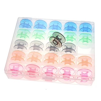 25 Pcs/Set Empty Bobbins Sewing Machine Spools Colorful Plastic Case Storage Box For Women DIY Scarf Tools Sewing Machine
25 Pcs/Set Empty Bobbins Sewing Machine Spools Colorful Plastic Case Storage Box For Women DIY Scarf Tools Sewing Machine