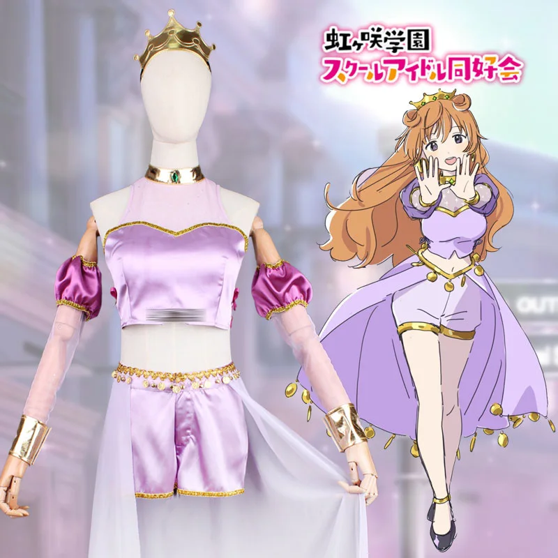Lovelive nijiguan, 3-й фестиваль в прямом эфире, песня для вас, Cos Konoe Kanata, идол в прямом эфире, розовая юбка, костюм
Lovelive nijiguan, 3-й фестиваль в прямом эфире, песня для вас, Cos Konoe Kanata, идол в прямом эфире, розовая юбка, костюм
