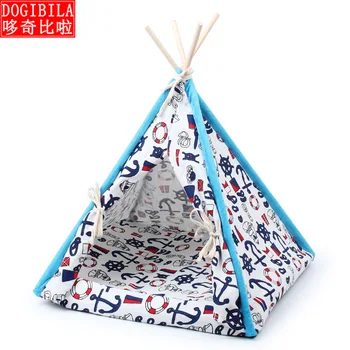 SUPER SD PETS Dogs and cats out nest pad pet supplies Four seasons real wood bracket canvas folding pet tent litter
SUPER SD PETS Dogs and cats out nest pad pet supplies Four seasons real wood bracket canvas folding pet tent litter