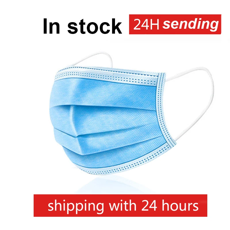 50PCS Disposable Protective Mask 3 Layers Dustproof Facial Protection Cover Masks Maldehyde Prevent bacteria Masks Dropshipping
50PCS Disposable Protective Mask 3 Layers Dustproof Facial Protection Cover Masks Maldehyde Prevent bacteria Masks Dropshipping