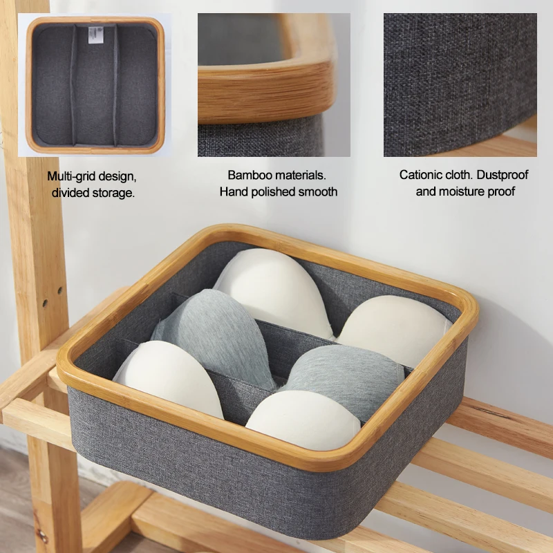 Oxford Cloth Bra Organizer Drawer Divider Bra Storage Box Multifunctional Closet Organizer Home Storage
Oxford Cloth Bra Organizer Drawer Divider Bra Storage Box Multifunctional Closet Organizer Home Storage