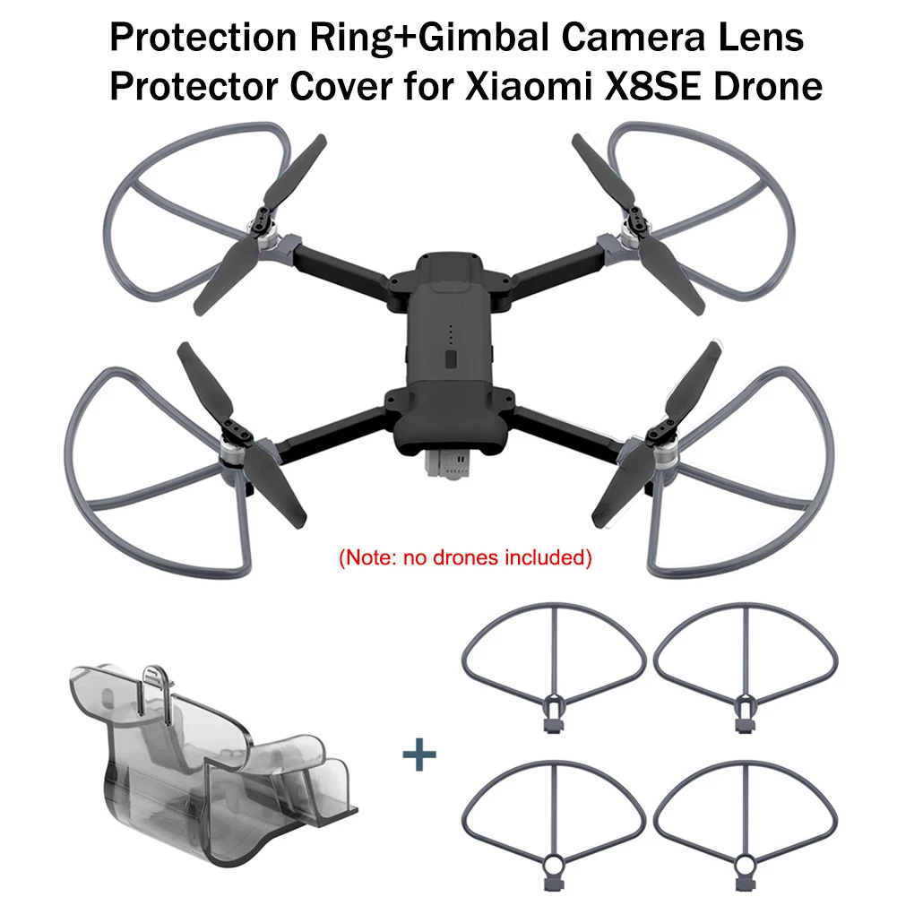 Camera Lens Cover with 4Pcs Propellers Guards Spare Parts for FIMI X8 SE Drone Hi 888
Camera Lens Cover with 4Pcs Propellers Guards Spare Parts for FIMI X8 SE Drone Hi 888