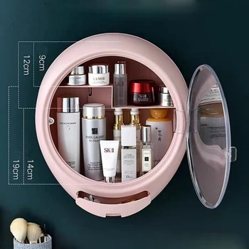 Wall-mounted Storage Box For Bathroom Storage Rack Hanging Cosmetic Storage Box Dustproof Plastic Storage Organizer Box ZH218
Wall-mounted Storage Box For Bathroom Storage Rack Hanging Cosmetic Storage Box Dustproof Plastic Storage Organizer Box ZH218