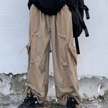 Korea 2020 Spring Vintage Patchwork Pants Harajuku Woman Man Trousers Elastics Wide Leg Drawstring High Waist Pants ZA2461
Korea 2020 Spring Vintage Patchwork Pants Harajuku Woman Man Trousers Elastics Wide Leg Drawstring High Waist Pants ZA2461