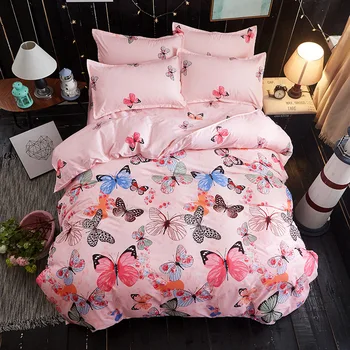 Butterflies Printing Bedding Set 2pcs/3pcs/4pcs Duvet Cover Set 1 Quilt Cover+1 Flat Sheet +1/2 Pillowcases Twin Full Queen King
Butterflies Printing Bedding Set 2pcs/3pcs/4pcs Duvet Cover Set 1 Quilt Cover+1 Flat Sheet +1/2 Pillowcases Twin Full Queen King