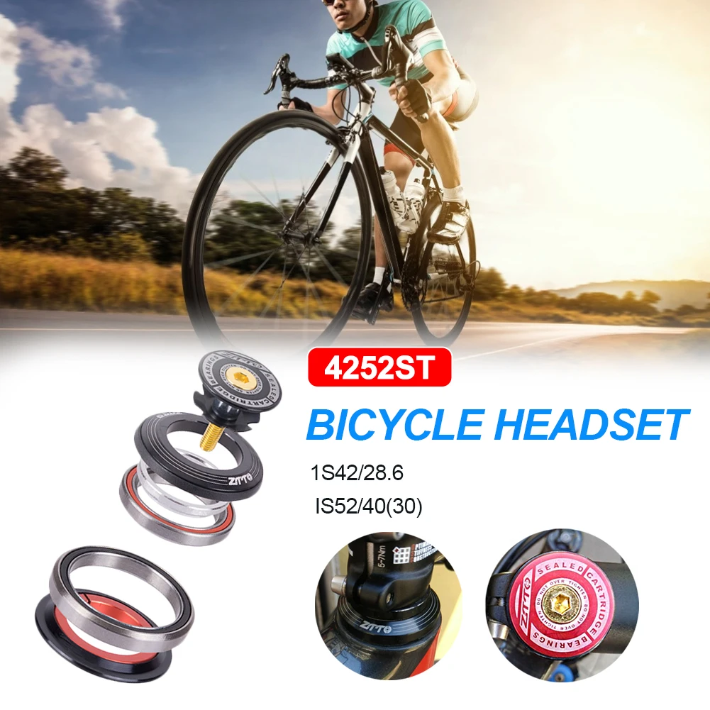 42mm/52mm Bicycle Headset Bicycle Front Fork Headset Replacement CNC 1 1/8"-1 1/2" MTB Bearing Straight And Tapered Tube
42mm/52mm Bicycle Headset Bicycle Front Fork Headset Replacement CNC 1 1/8"-1 1/2" MTB Bearing Straight And Tapered Tube