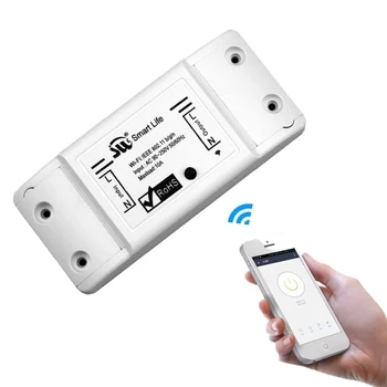 Tuya Wifi Switch DIY Wireless Remote Domotica Light Smart Home Automation Relay Module Controller Work with Alexa
Tuya Wifi Switch DIY Wireless Remote Domotica Light Smart Home Automation Relay Module Controller Work with Alexa