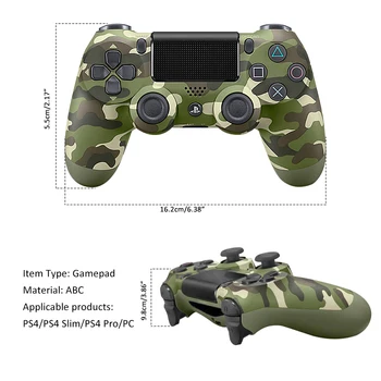 Game Handle Wireless Bluetooth PS4 Game Controller Vibration Band Touch Handwriting Function Gamepad Camouflage Variety Colors
Game Handle Wireless Bluetooth PS4 Game Controller Vibration Band Touch Handwriting Function Gamepad Camouflage Variety Colors