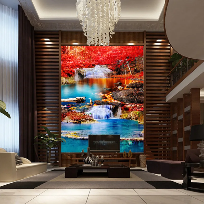 customized mural wallpaper medium-size oil painting with red maple river pattern as vertical background the corridor screen3D
customized mural wallpaper medium-size oil painting with red maple river pattern as vertical background the corridor screen3D
