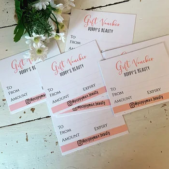 Custom pack gift voucher - personalised for your business,Parcel Insert, Thank you Note,DIY Business Thank you cards
Custom pack gift voucher - personalised for your business,Parcel Insert, Thank you Note,DIY Business Thank you cards