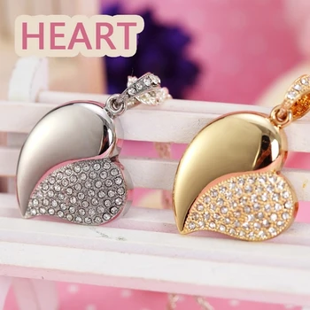 Jewelry Heart Pen Drive 32GB 16GB Diamond Crystal Heart 2.0 Flash Card Memory Pendrive 1TB 2TB Gift USB Flash Drive 64GB 128GB
Jewelry Heart Pen Drive 32GB 16GB Diamond Crystal Heart 2.0 Flash Card Memory Pendrive 1TB 2TB Gift USB Flash Drive 64GB 128GB