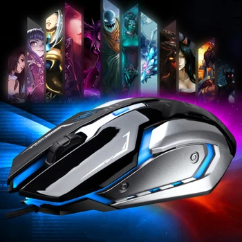 Universal LED Wired Optical USB Gaming Silent Mouse Computer Desktop Scroll Wheel Mouse Compatible For Computer Accessories
Universal LED Wired Optical USB Gaming Silent Mouse Computer Desktop Scroll Wheel Mouse Compatible For Computer Accessories