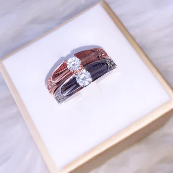 CHAMSS Japanese And Korean Version Of Rose Gold Single Diamond Wedding Ring Elegant Simple Female Fashion Christmas Gift
CHAMSS Japanese And Korean Version Of Rose Gold Single Diamond Wedding Ring Elegant Simple Female Fashion Christmas Gift
