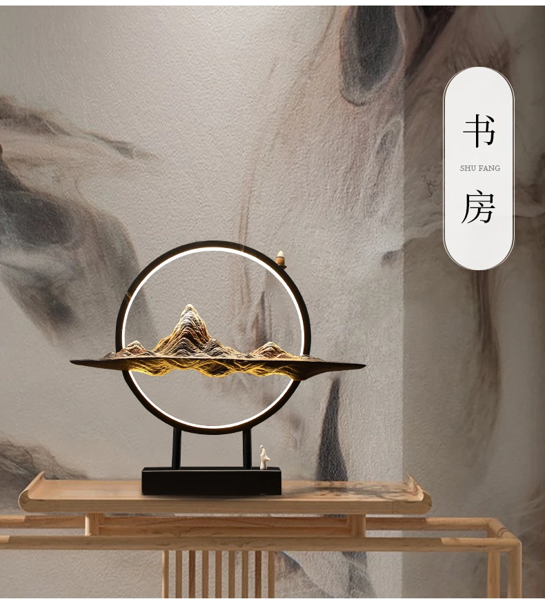 Горная подставка для курильницы, керамический светодиодный диффузор с запахом для помещений, буддийские товары KK60XL Горная подставка для курильницы, керамический светодиодный диффузор с запахом для помещений, буддийские товары KK60XL